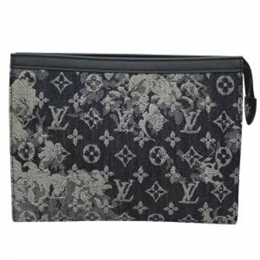 Louis Vuitton Monogram Tapestry Pochette Voyage Bag Shoulder Clutch